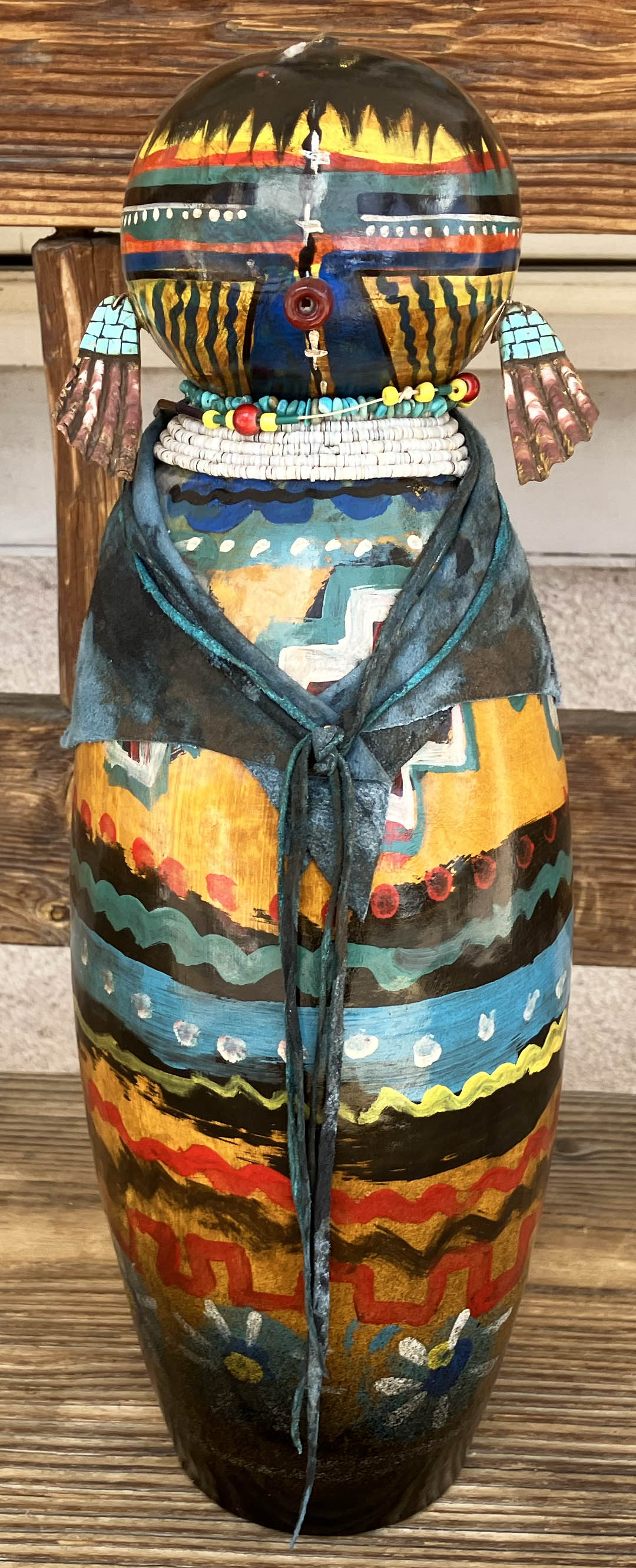 Robert Rivera |  Gourd Art | Penfield Gallery of Indian Arts | Albuquerque | New Mexico